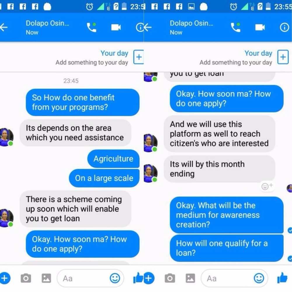 Scammer impersonates wife of the Acting President Osinbajo on Facebook, scams Nigerians Scammer impersonates wife of the Acting President Osinbajo on Facebook, scams Nigerians