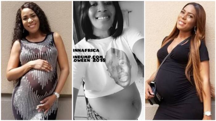 For dressing up as a pregnant blogger for Halloween, Linda Ikeji allegedly set to sue Kemi Olunloyo (photos, video)