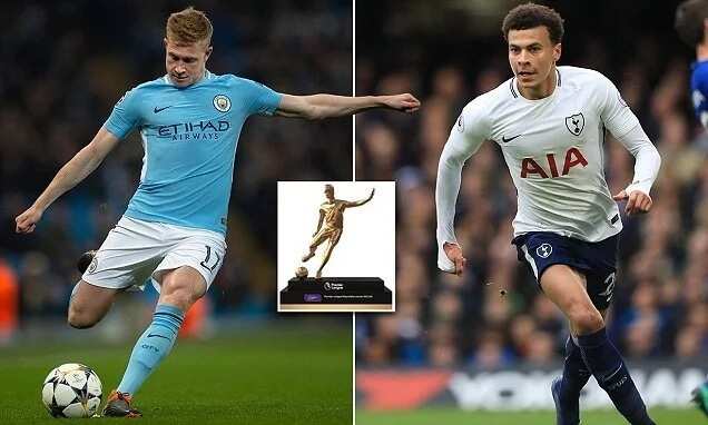 Kevin De Bruyne set to win the maiden Premier League playmaker of the year