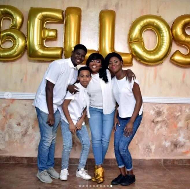 Funke Akindele surprises husband with a music video (photos, video)