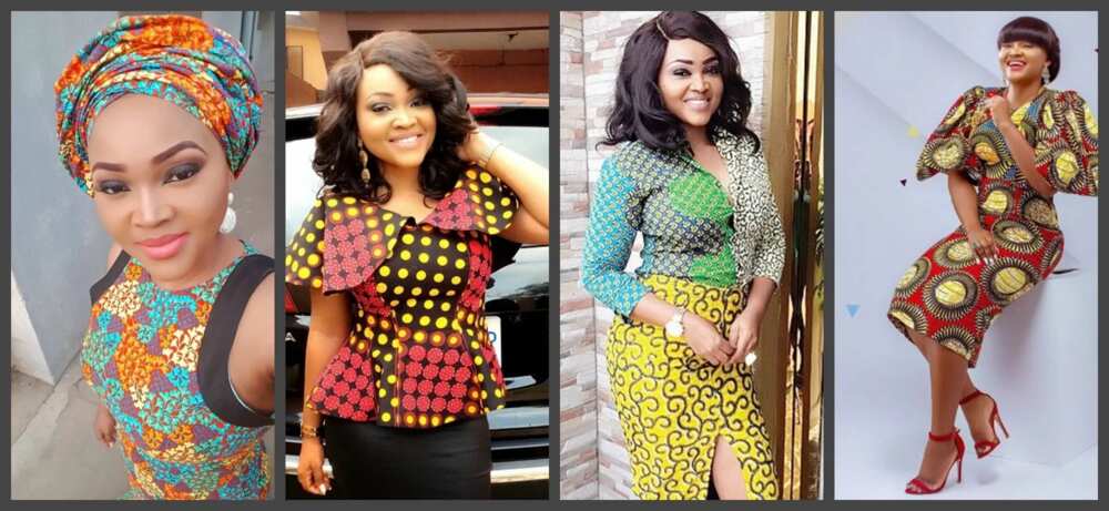 Latest Mercy Aigbe ankara styles