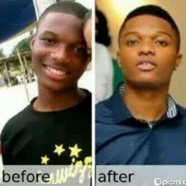 Wizkid in secondary school