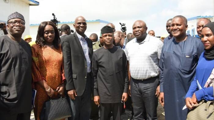 See what Osinbajo, Buhari's ministers did In Lagos today (photos)