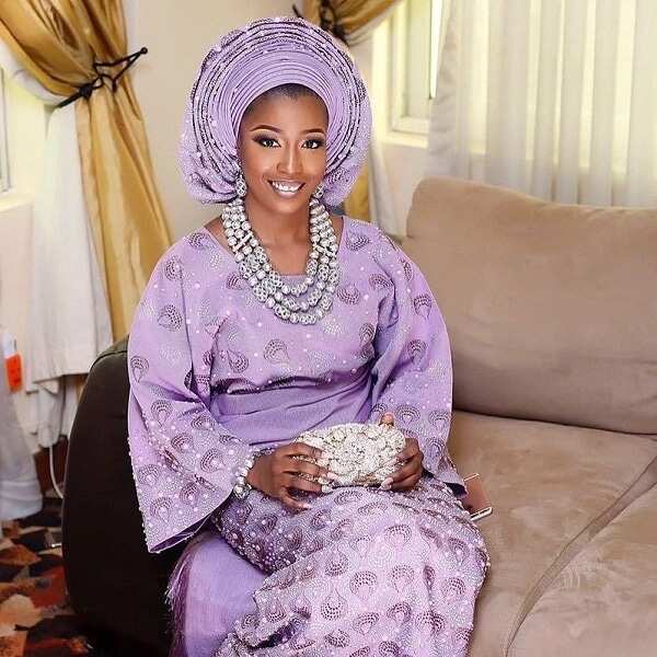Yoruba traditional wedding attire for bride