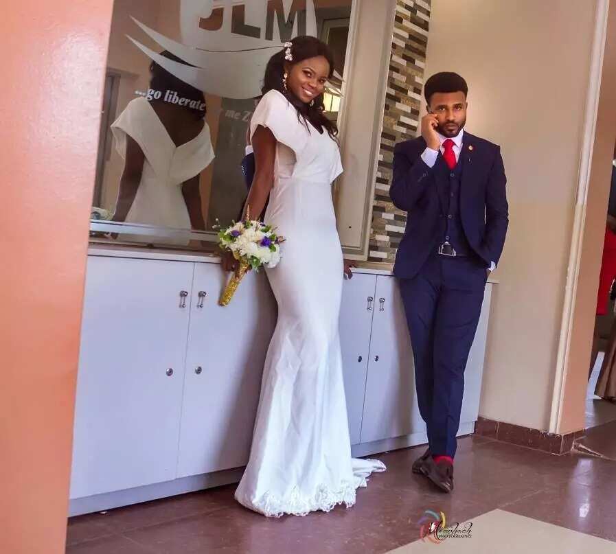 Fast rising Nigerian music artist Naomi Mac weds sweetheart secretly in Lagos (photos)