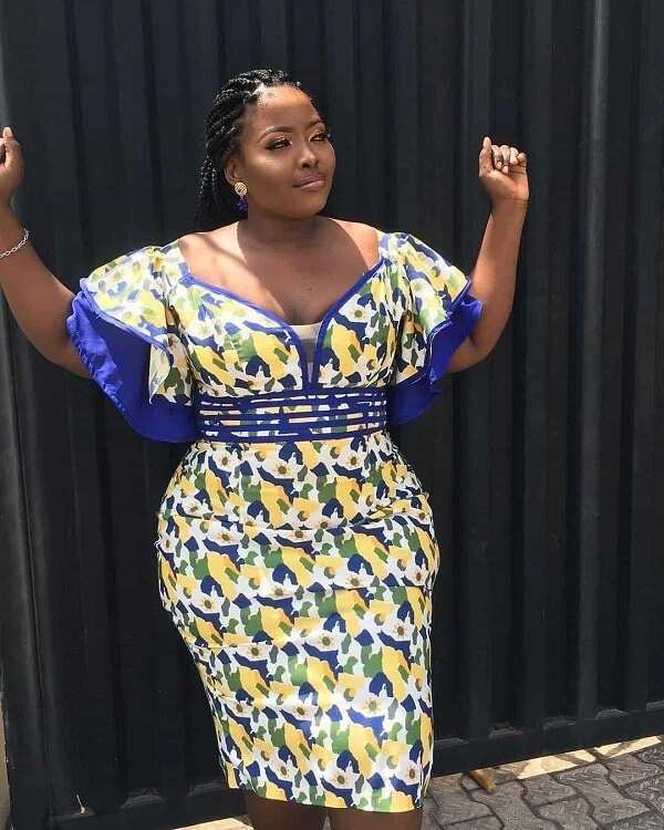 ankara gown styles for fat ladies