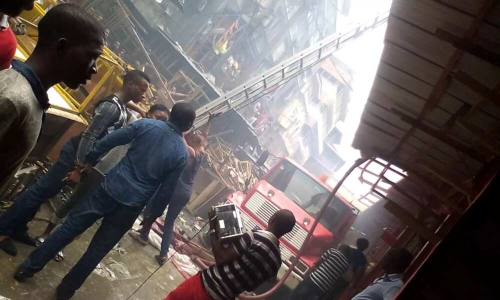 Another Fire Outbreak Hits Balogun Market (PHOTOS)