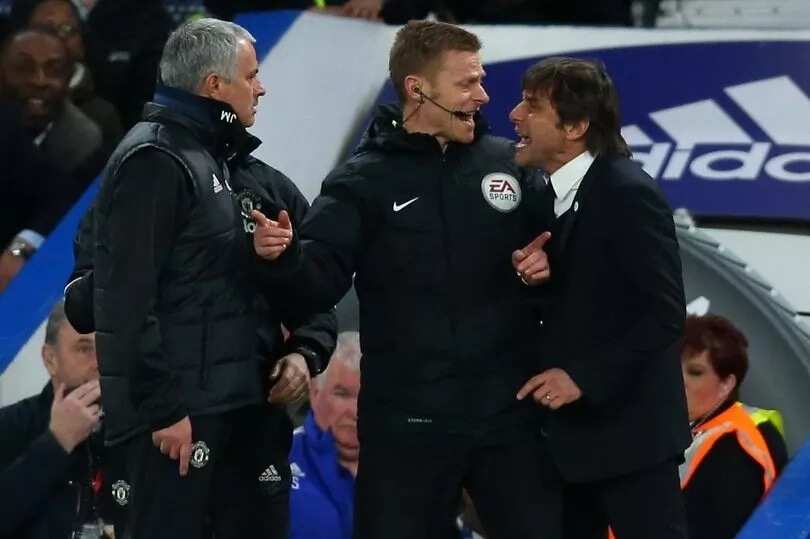 Mourinho says he won't lose his hair over criticism from Antonio Conte
