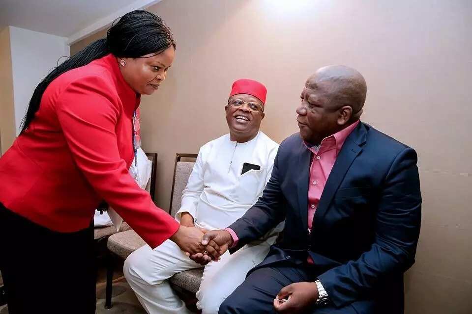 President Buhari receives briefing ahead of UN debate in New York (photos) President Buhari receives briefing ahead of UN debate in New York (photos)