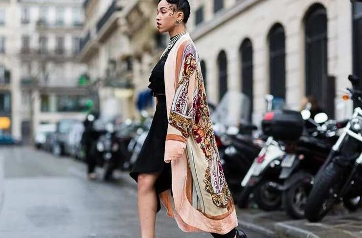 Kimono jacket and dress