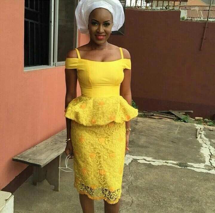 nigerian lace skirt and blouse styles 2017