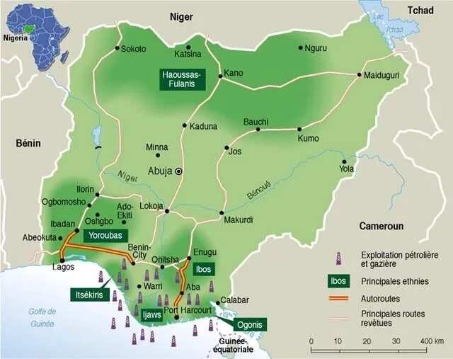 Nigeria gets about 90% of its revenues from petroleum products