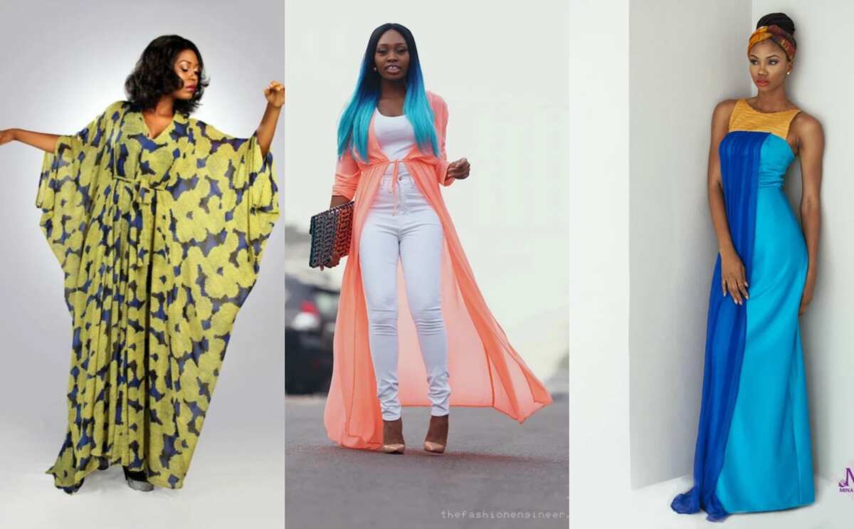 bellanaija chiffon styles