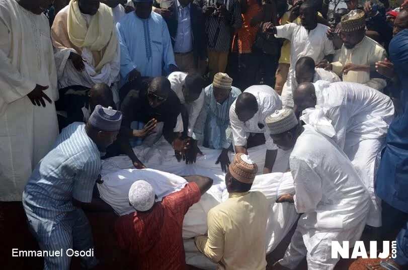 Photos, Video From Abubakar Audu's Burial In Kogi