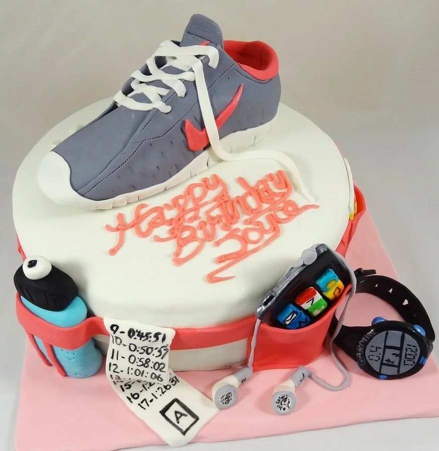 Birthday cake for athlete