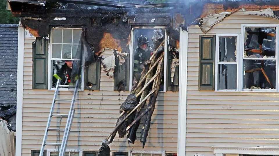 (PHOTOS): 3 Killed, House Set Ablaze From Plane Crash