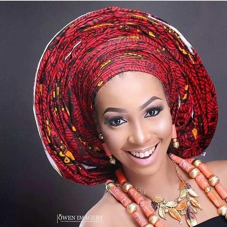 How to tie gele with ankara