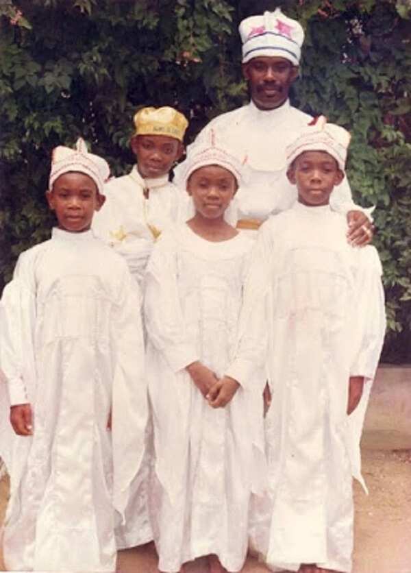 Collins Enebeli and his family