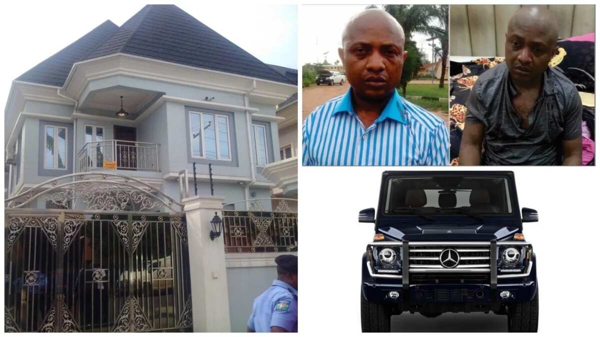 Evans the kidnapper house and cars - Legit.ng