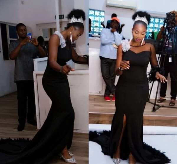 Nigerian bride breaks tradition and gets married in black wedding dress