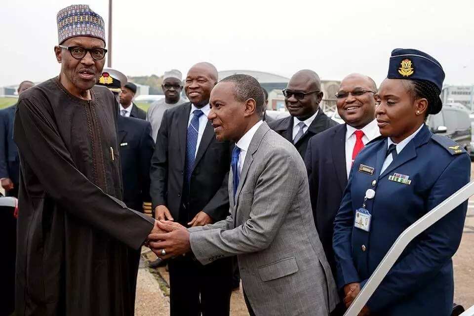 President Buhari returns from London as promised by Femi Adesina