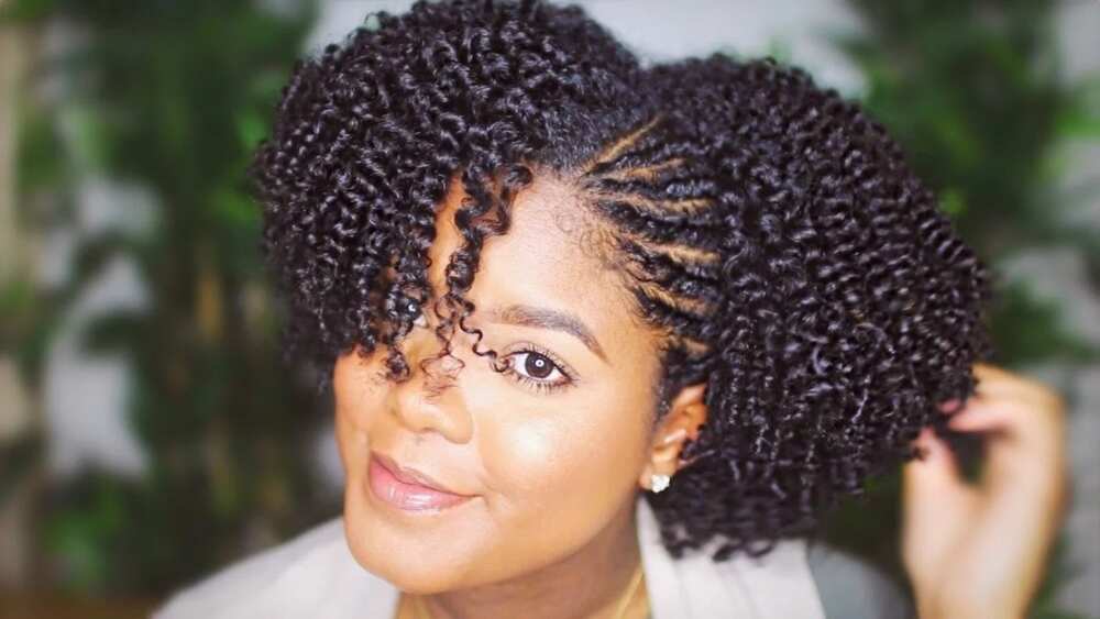 Twist style for natural hair