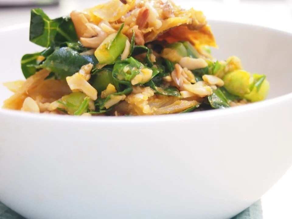 ukwa with greens ukwa with greens