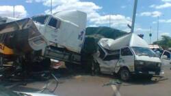 Tragic scene as driver, 18 passengers, conductor die in Lagos auto crash