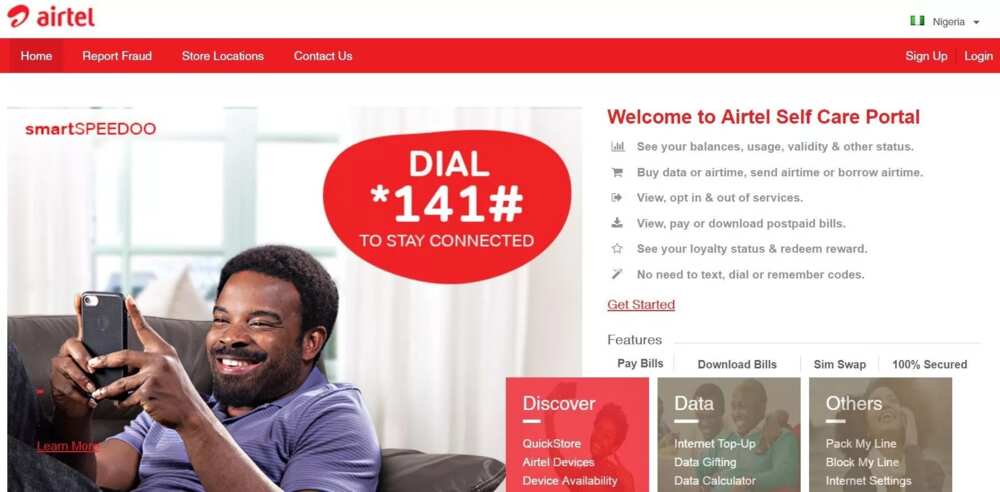 How to get my Airtel number call details Self Care Portal
