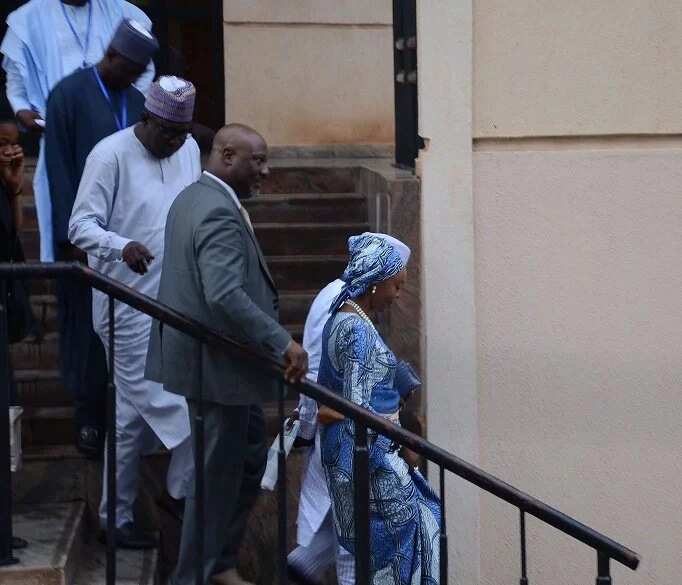 Saraki's Wife Causes Commotion At EFCC Office