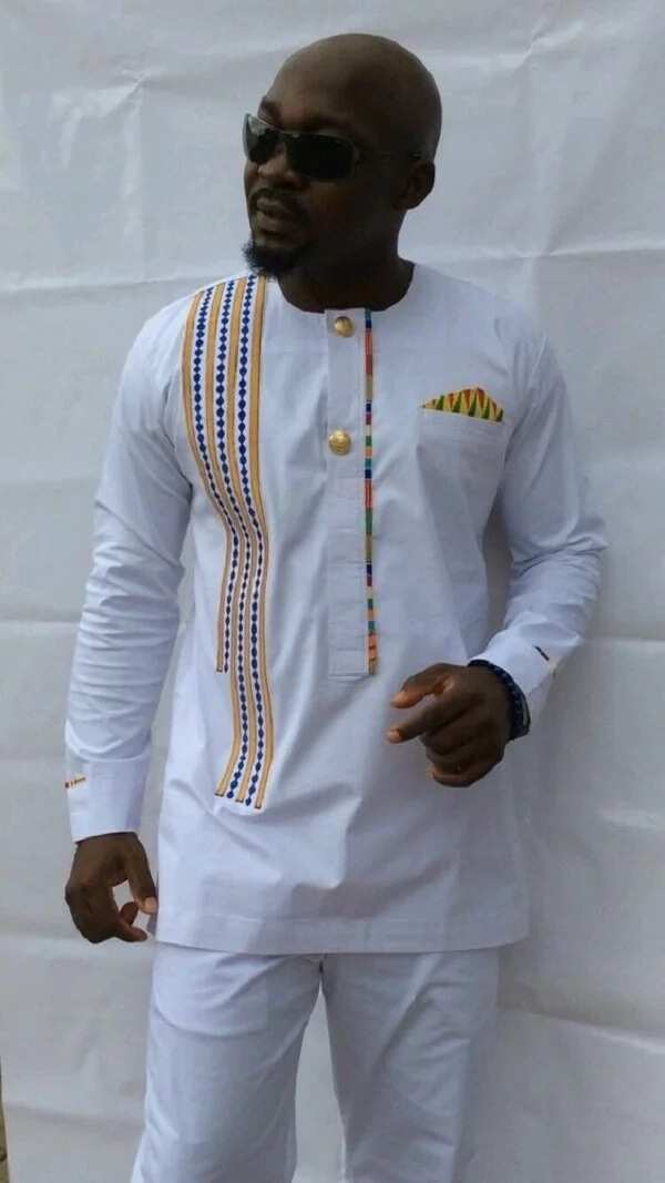 Kaftan style with embroidery