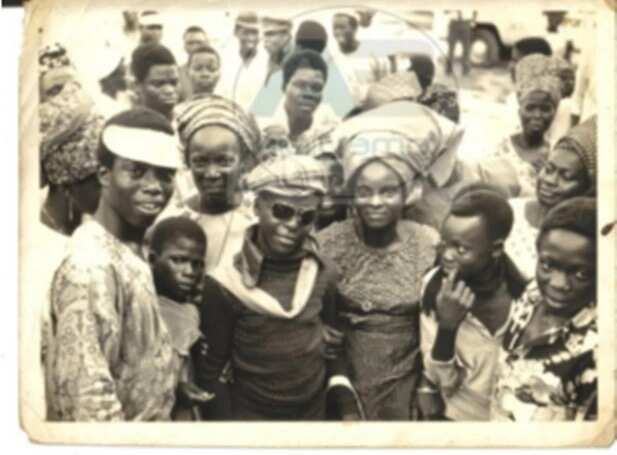 how Sir Shina Peters' mum went to the airport to receive him after arriving Nigeria from his first trip abroad