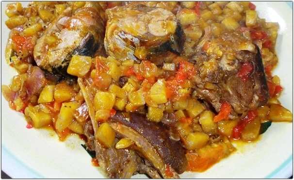 How to cook porridge beans with ripe plantain