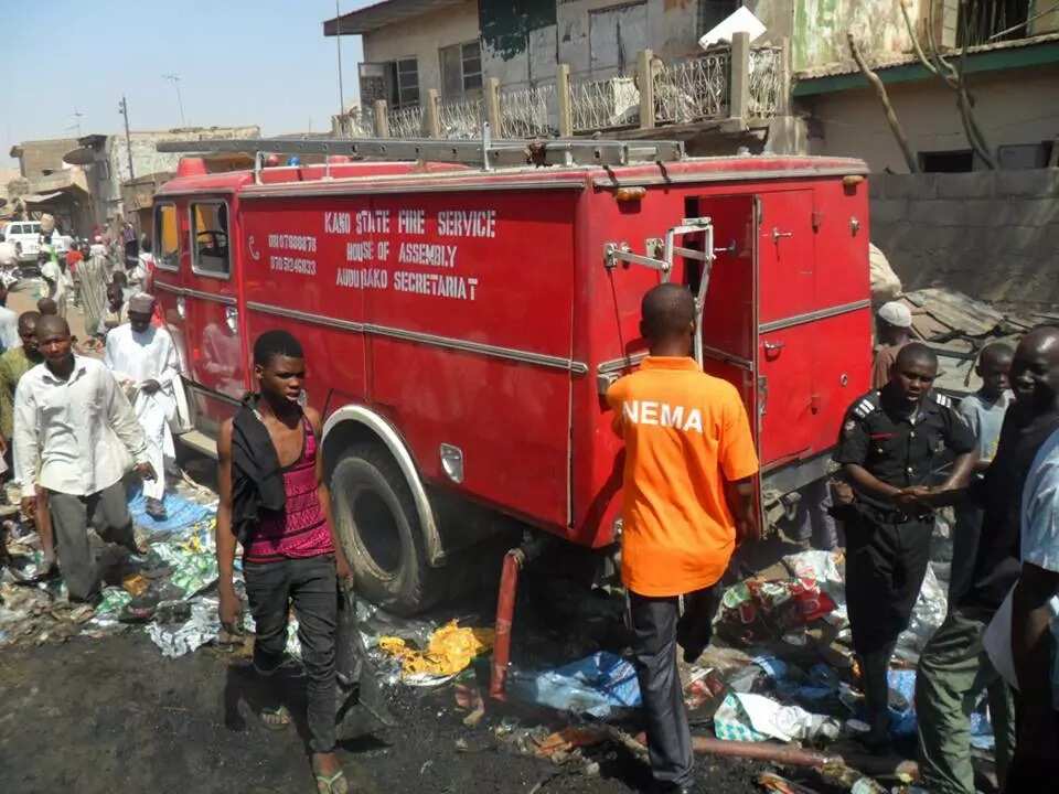 Iftila’in gobara ya kone shaguna a wata babbar Kasuwa a Kano