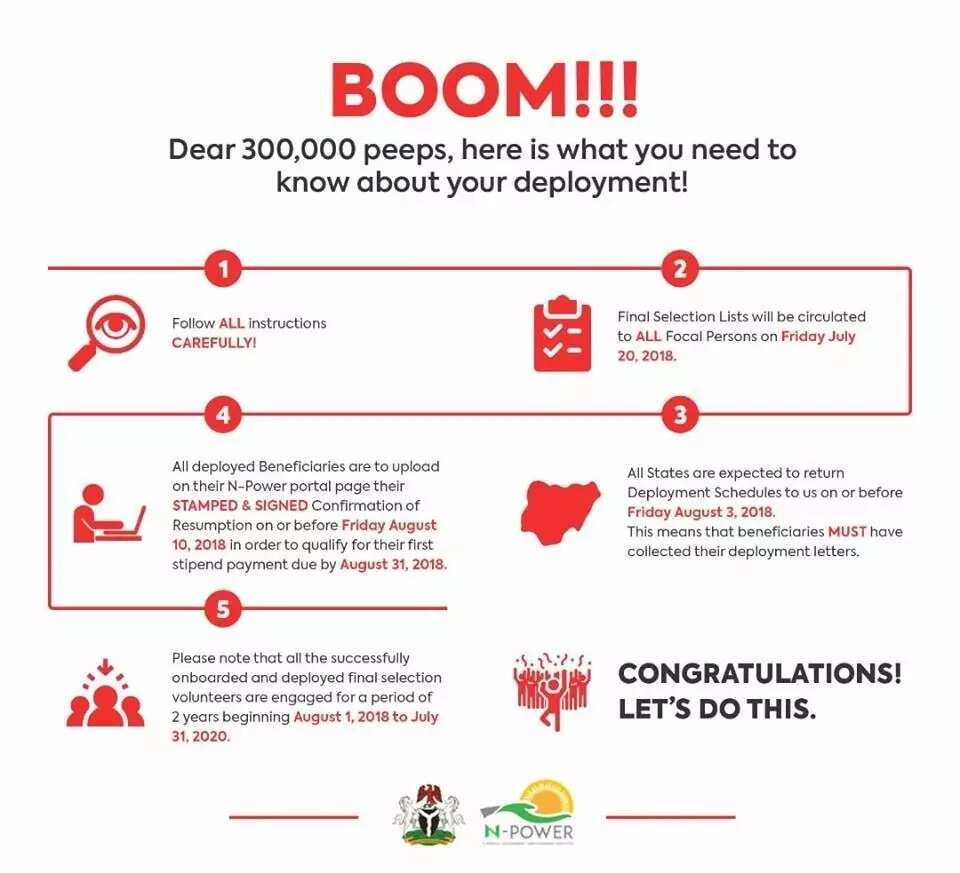 Breaking: Npower finally recruits 300,000 young Nigerians, gives instructions