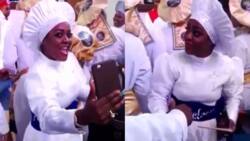 Helen Paul stuns in her white garment, says Christianity is not about the church you attend (photos, video)