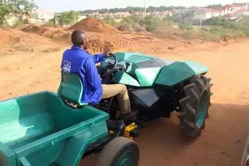 Engineer designs Nigerian-built tractor to boost agriculture