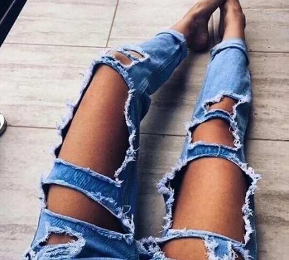 Stylish crazy jeans vs ugly crazy jeans