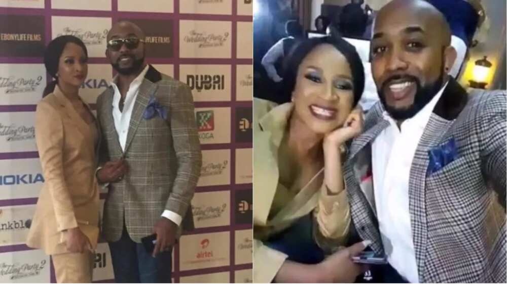 Banky W and Adesua Etomi step out to an event as a couple for the first time
Source: Instagram