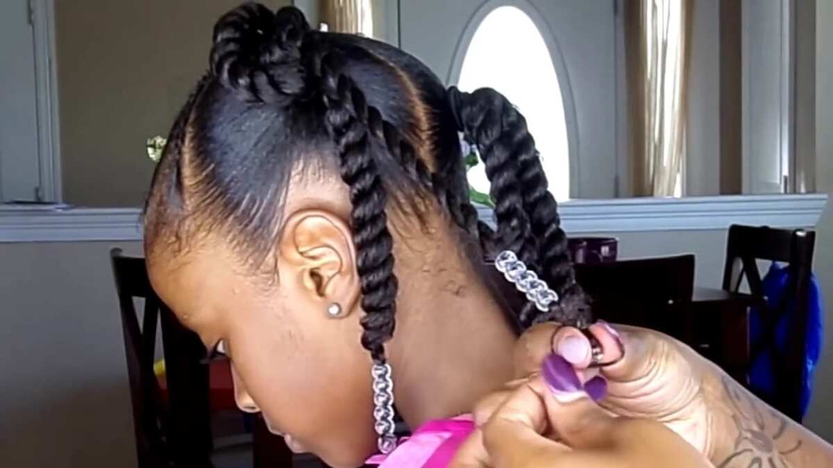 little girl hair beads