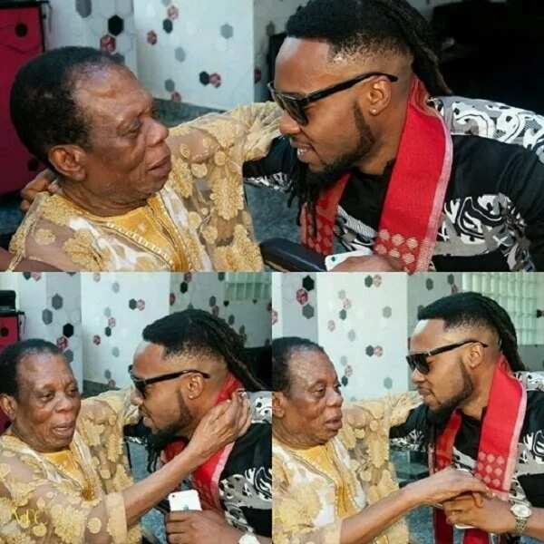 Flavour throws huge birthday party for his dad in2016. Photo: 2niteflavour on Instagram