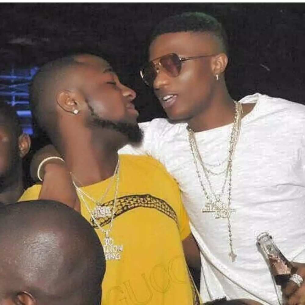 Davido and Wizkid hang out in the club together after settling beef