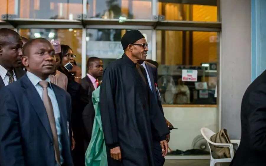 Buhari Pictured In Economy Class Of British Airways