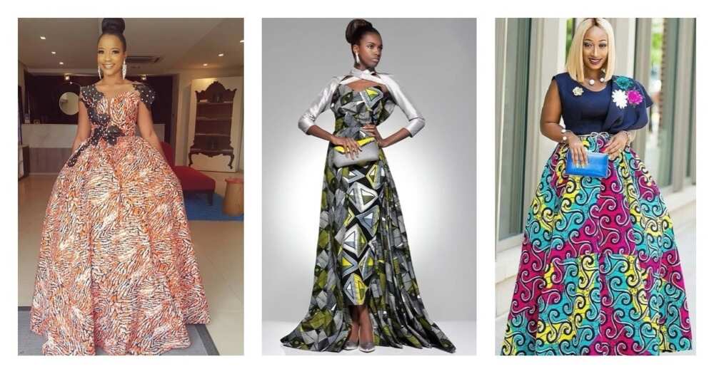Beautiful Ankara gowns for solemn events