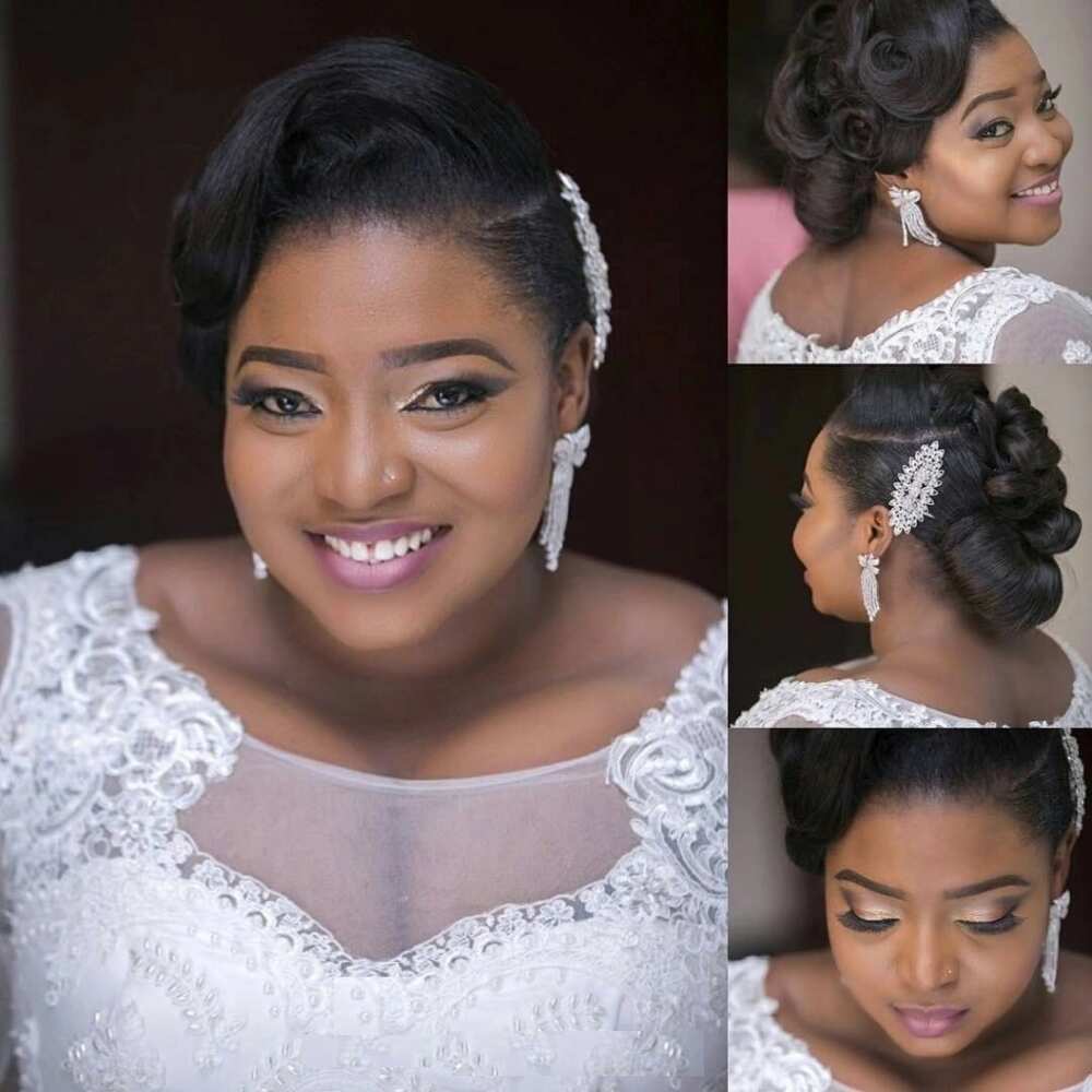 Latest Nigerian wedding hairstyles