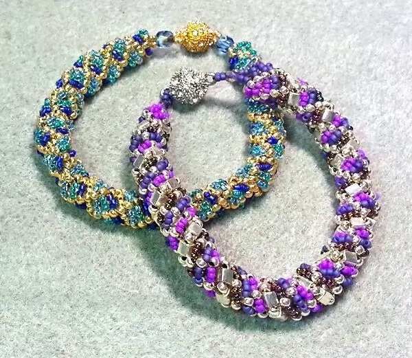 spiral bead necklaces
