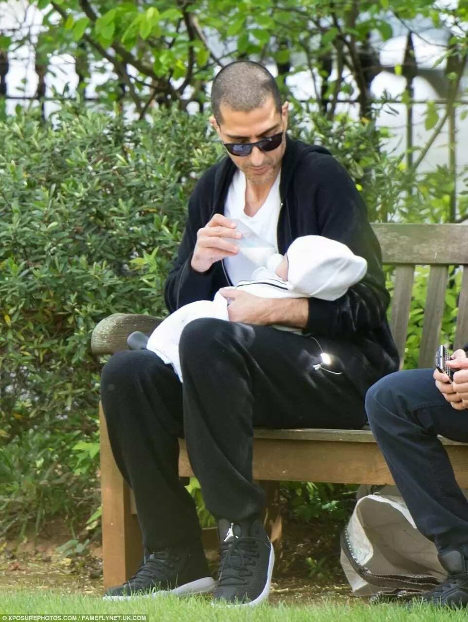 Janet Jackson’s estranged husband Wissam Al Mana takes son out to the garden (photos)