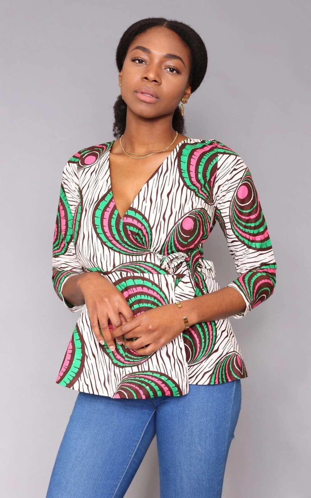 Latest Ankara blouse styles 1