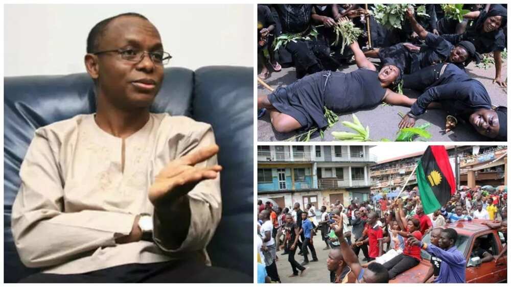 Biafra agitation: El-Rufai reacts strongly to alleged killing of Igbos in Kaduna
