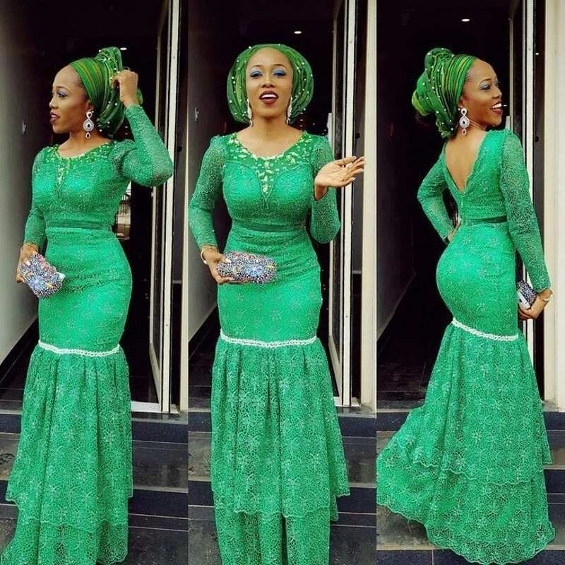 30+ stylish Aso Ebi styles for pregnant women: Flaunt your baby